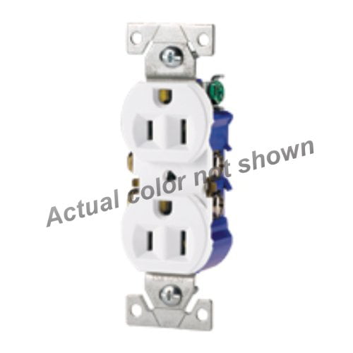 Cooper Wiring Devices Ivory Grounded Receptacle Inc No 270V 
